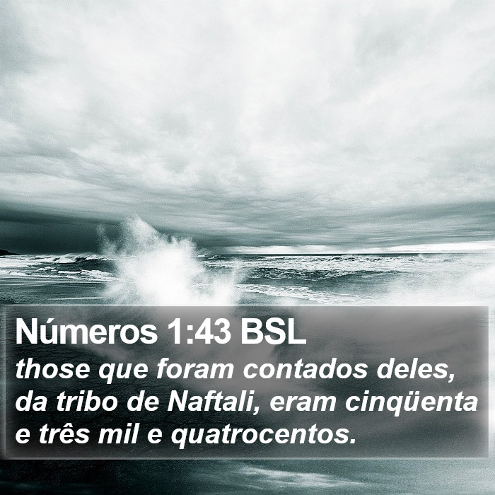 Números 1:43 BSL Bible Study