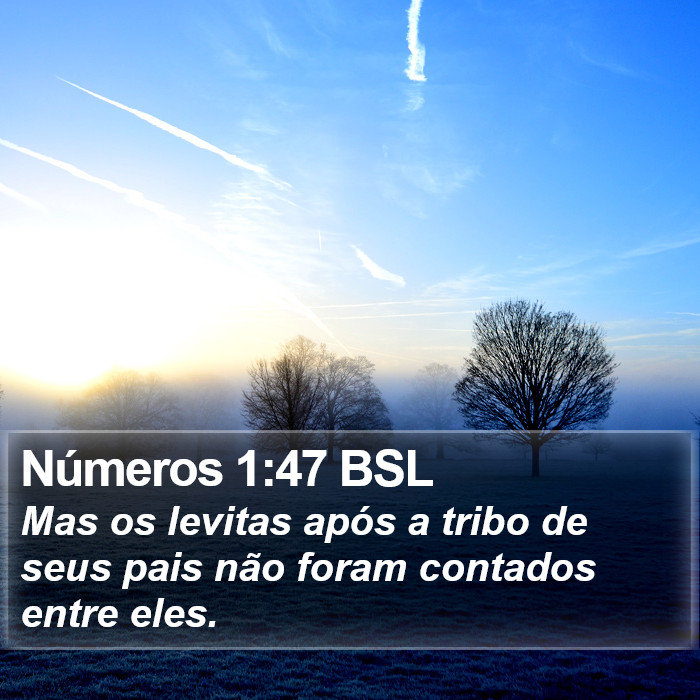 Números 1:47 BSL Bible Study