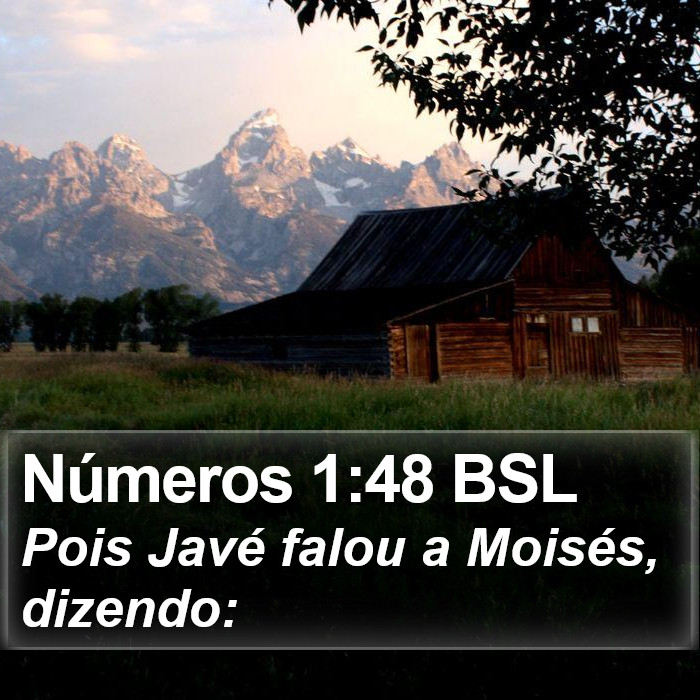 Números 1:48 BSL Bible Study