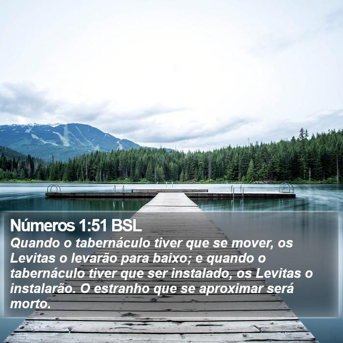 Números 1:51 BSL Bible Study