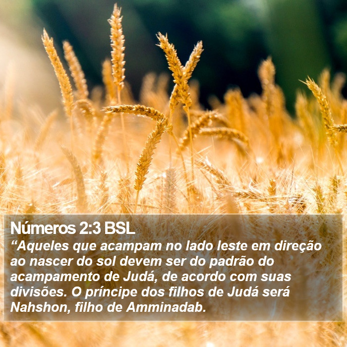 Números 2:3 BSL Bible Study