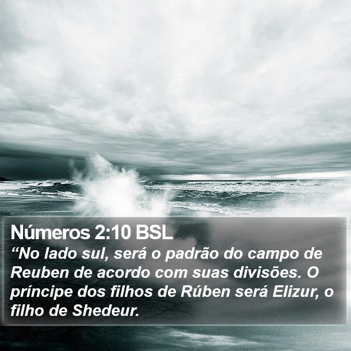 Números 2:10 BSL Bible Study