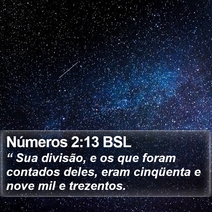 Números 2:13 BSL Bible Study