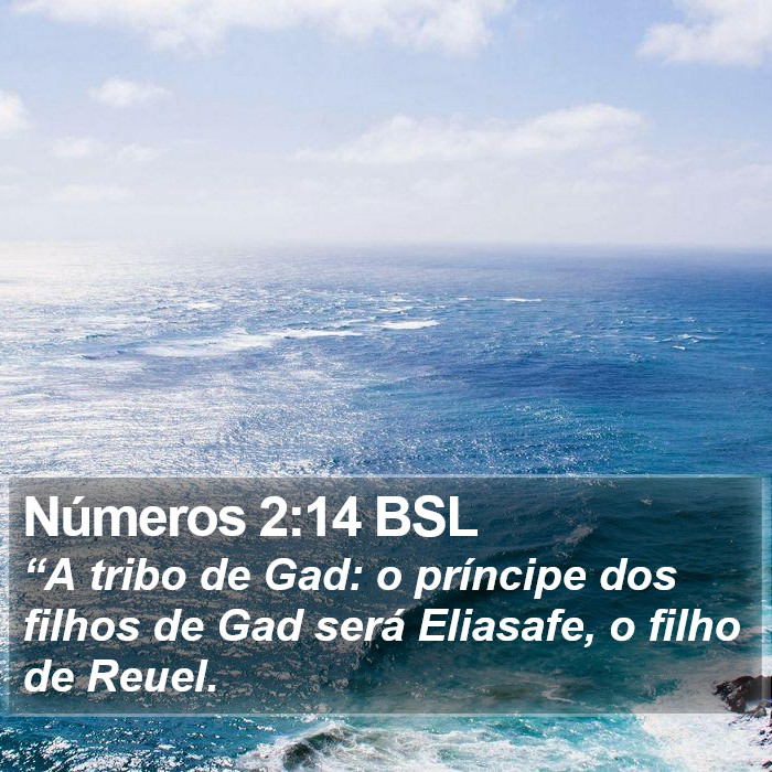 Números 2:14 BSL Bible Study