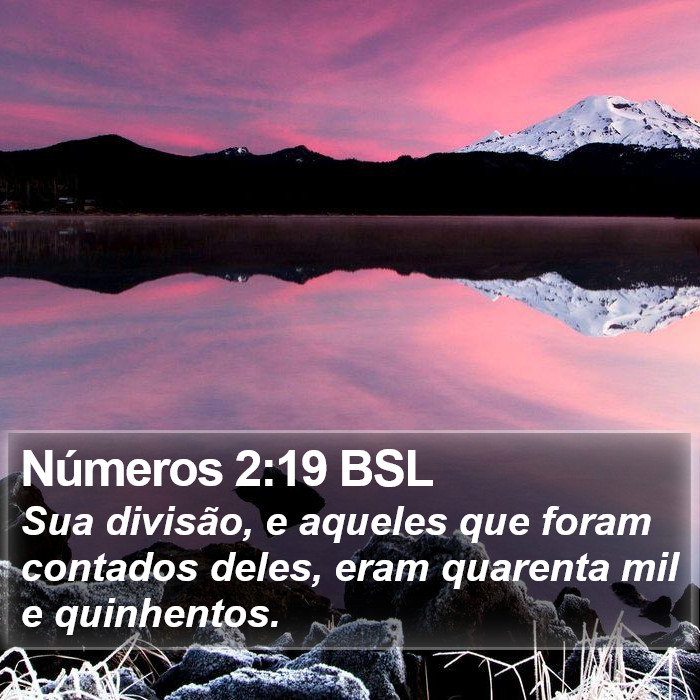 Números 2:19 BSL Bible Study