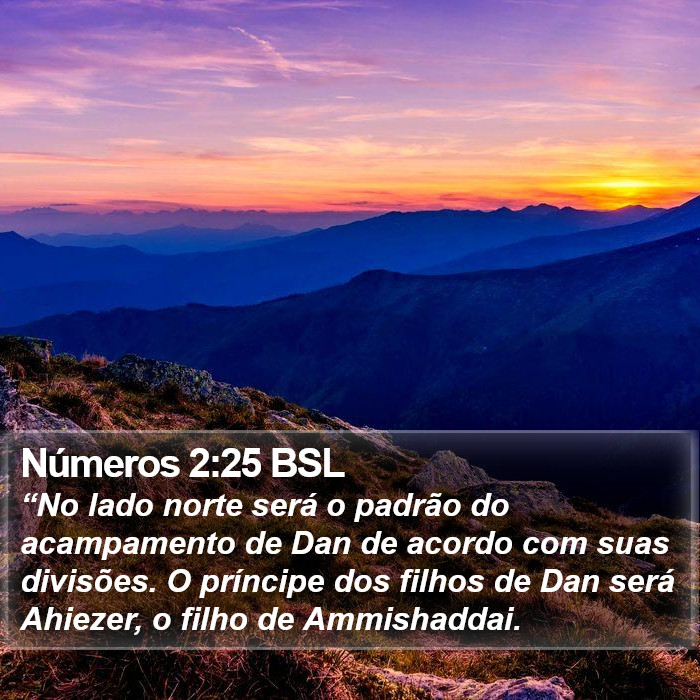 Números 2:25 BSL Bible Study