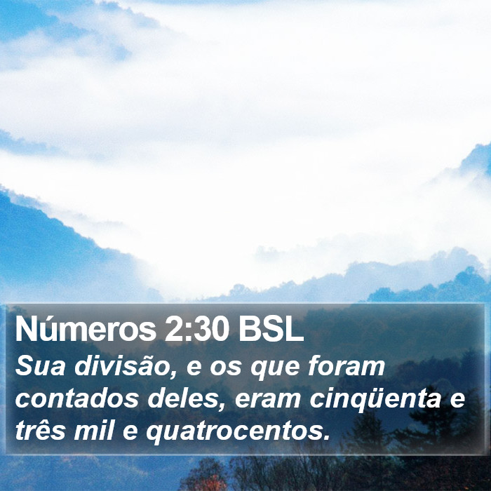 Números 2:30 BSL Bible Study