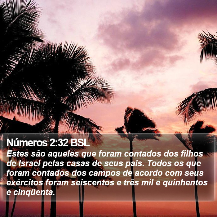 Números 2:32 BSL Bible Study