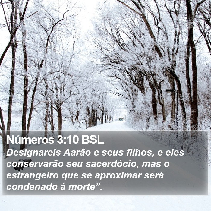 Números 3:10 BSL Bible Study