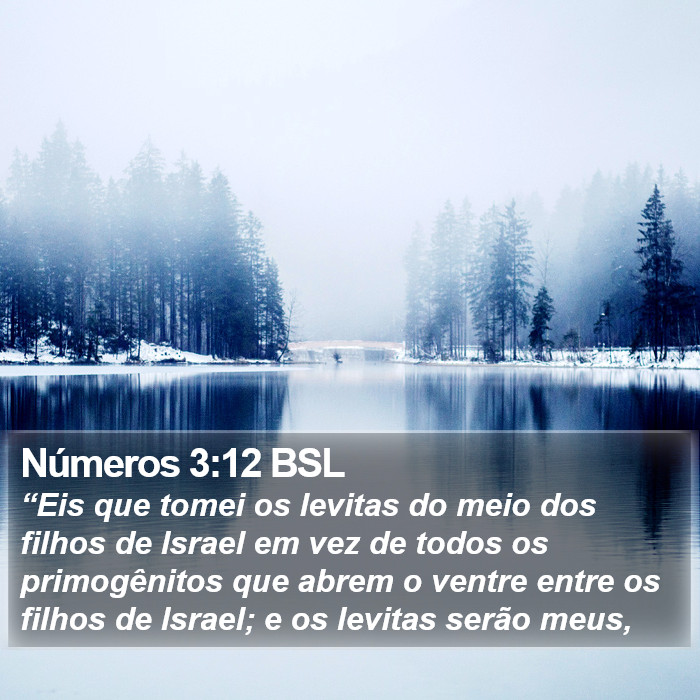 Números 3:12 BSL Bible Study