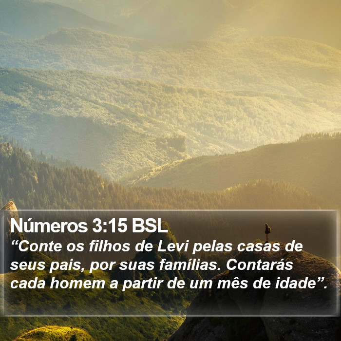 Números 3:15 BSL Bible Study
