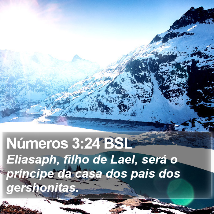 Números 3:24 BSL Bible Study