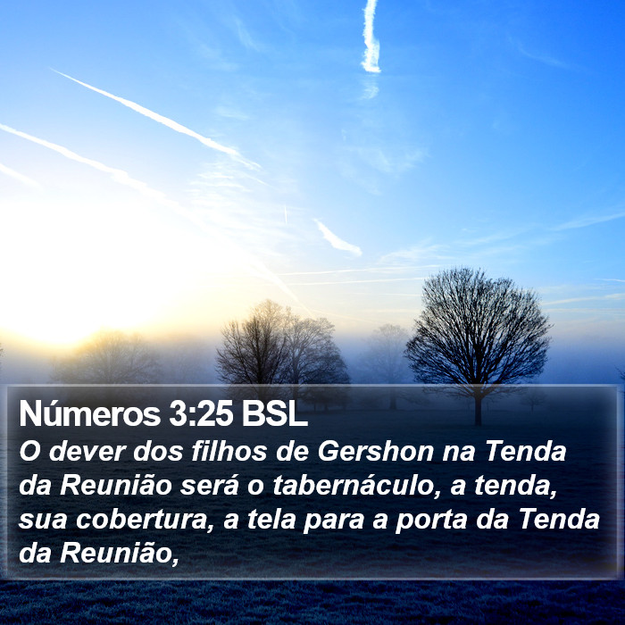 Números 3:25 BSL Bible Study