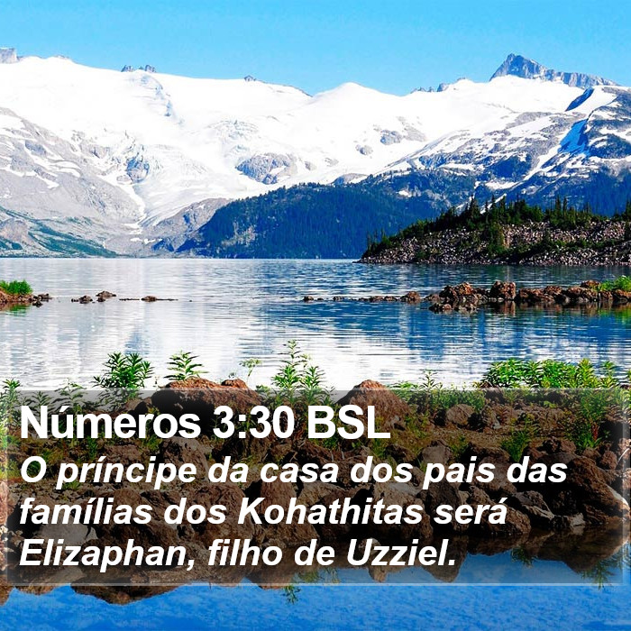 Números 3:30 BSL Bible Study