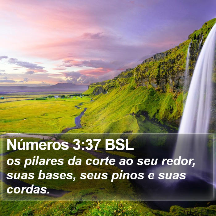 Números 3:37 BSL Bible Study