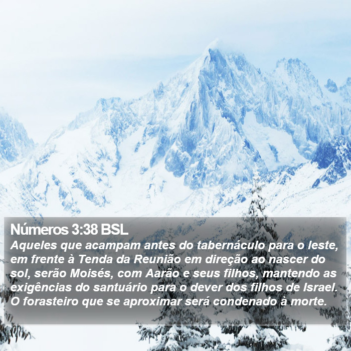 Números 3:38 BSL Bible Study