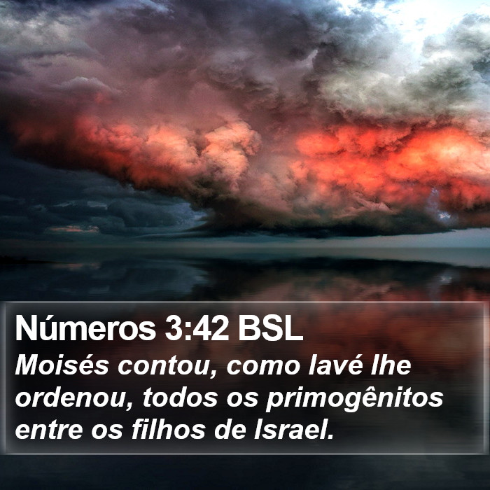 Números 3:42 BSL Bible Study