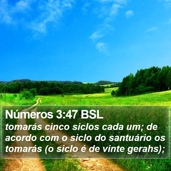 Números 3:47 BSL Bible Study