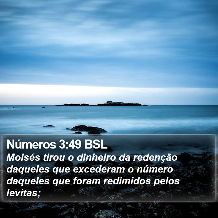 Números 3:49 BSL Bible Study