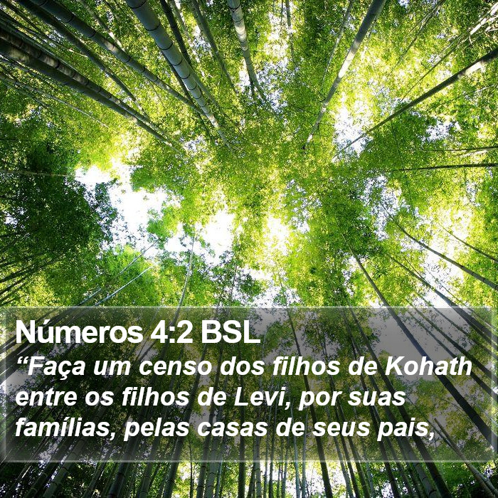 Números 4:2 BSL Bible Study