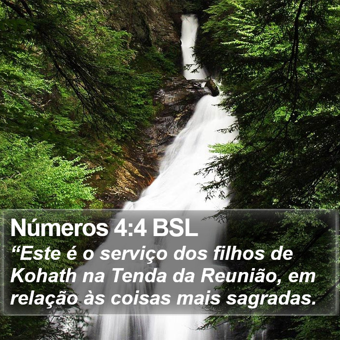 Números 4:4 BSL Bible Study