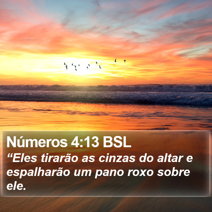 Números 4:13 BSL Bible Study
