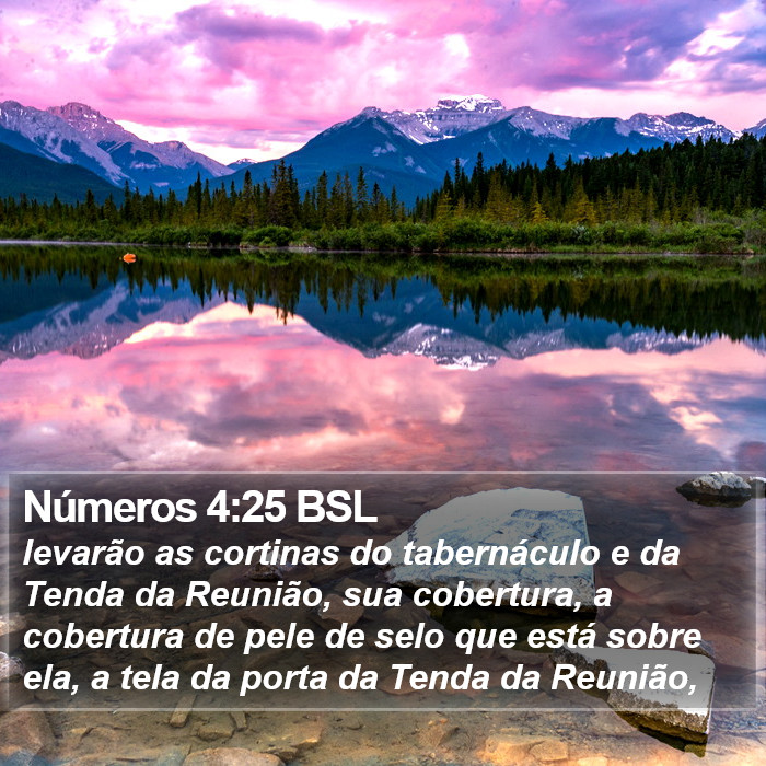 Números 4:25 BSL Bible Study