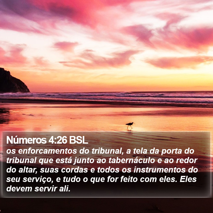 Números 4:26 BSL Bible Study