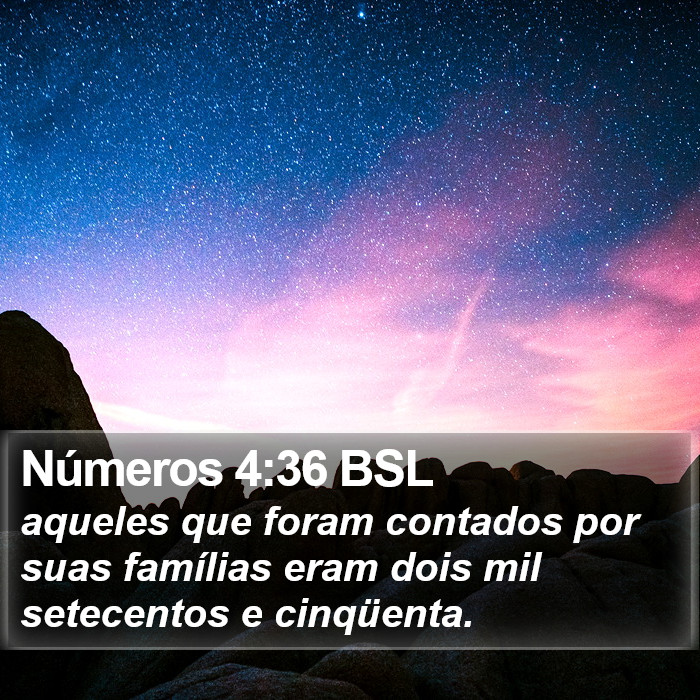 Números 4:36 BSL Bible Study