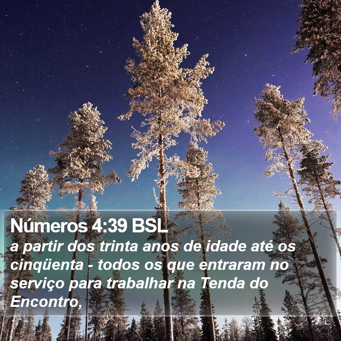 Números 4:39 BSL Bible Study