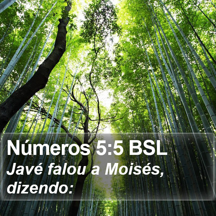 Números 5:5 BSL Bible Study