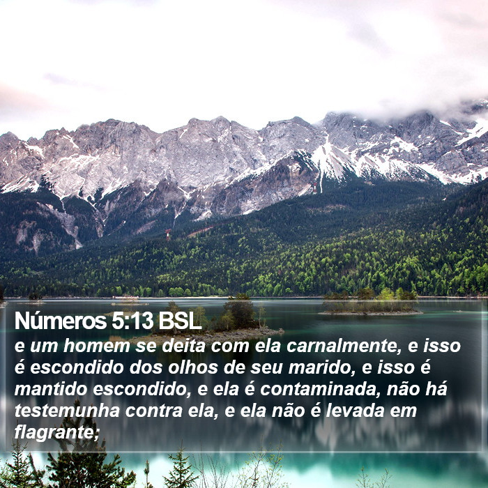 Números 5:13 BSL Bible Study