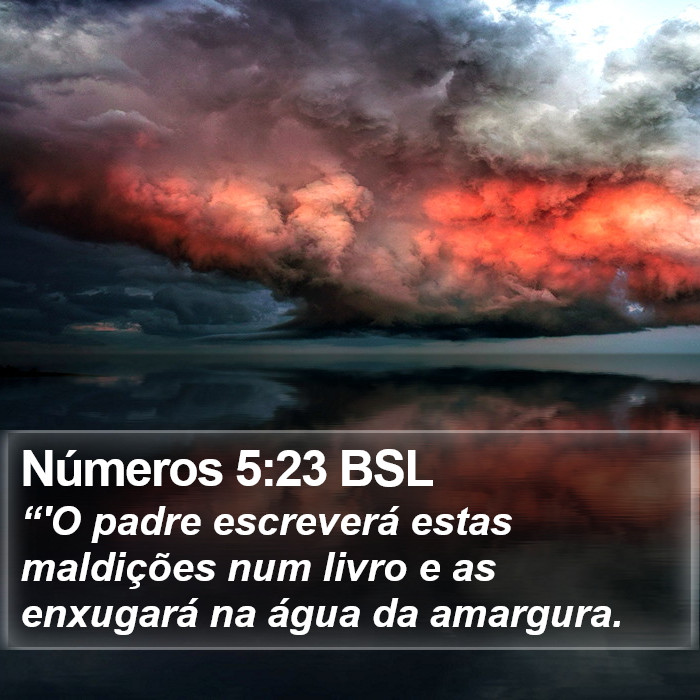 Números 5:23 BSL Bible Study