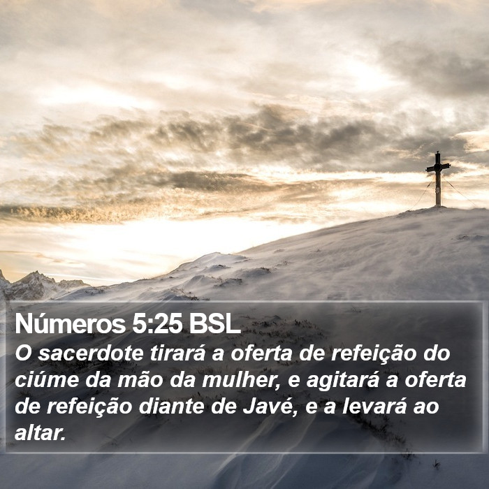 Números 5:25 BSL Bible Study