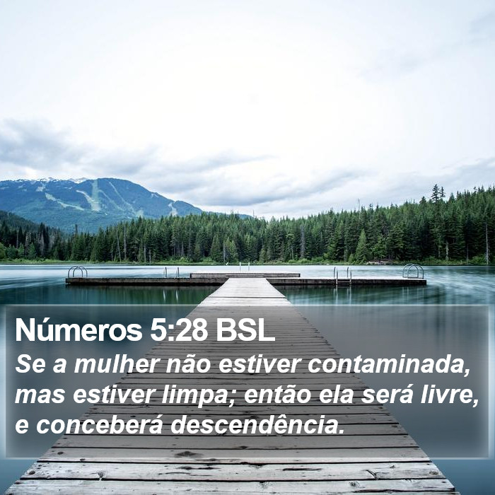 Números 5:28 BSL Bible Study