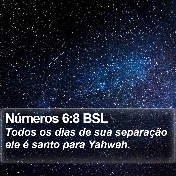 Números 6:8 BSL Bible Study