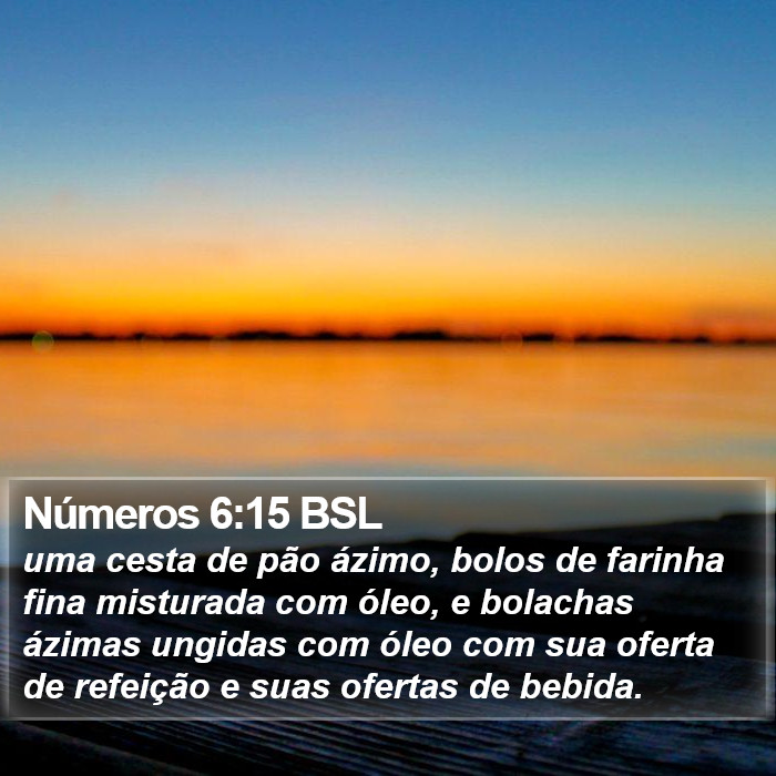 Números 6:15 BSL Bible Study