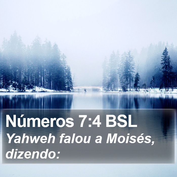 Números 7:4 BSL Bible Study