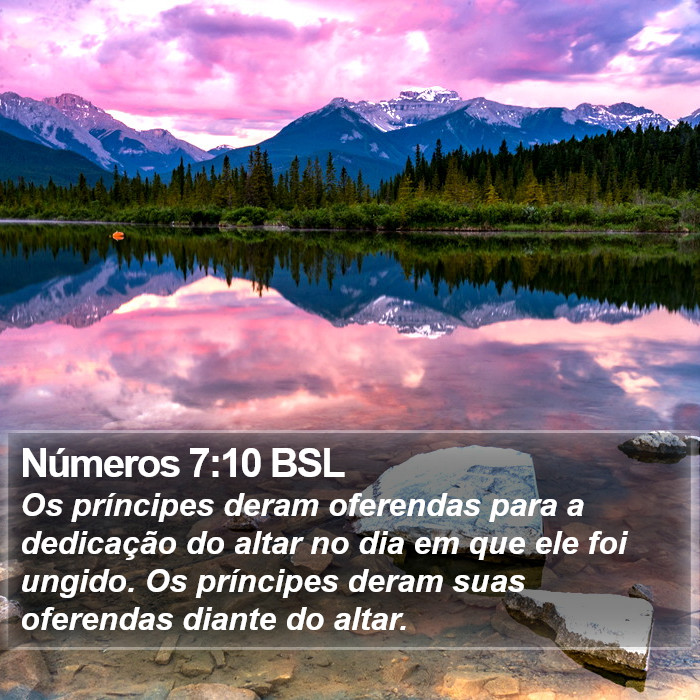 Números 7:10 BSL Bible Study