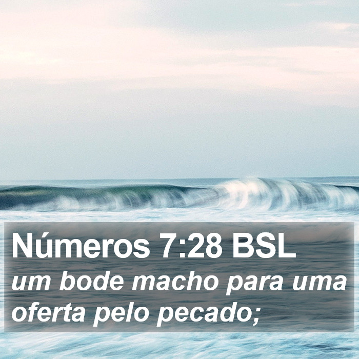 Números 7:28 BSL Bible Study