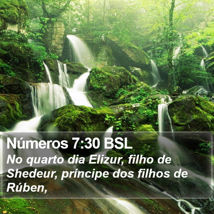 Números 7:30 BSL Bible Study