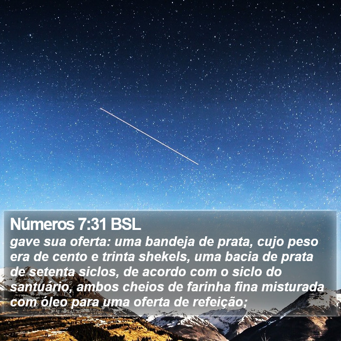 Números 7:31 BSL Bible Study