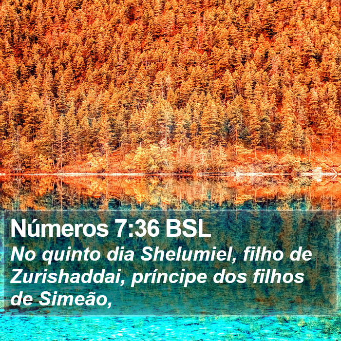 Números 7:36 BSL Bible Study