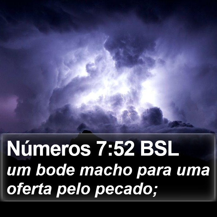 Números 7:52 BSL Bible Study