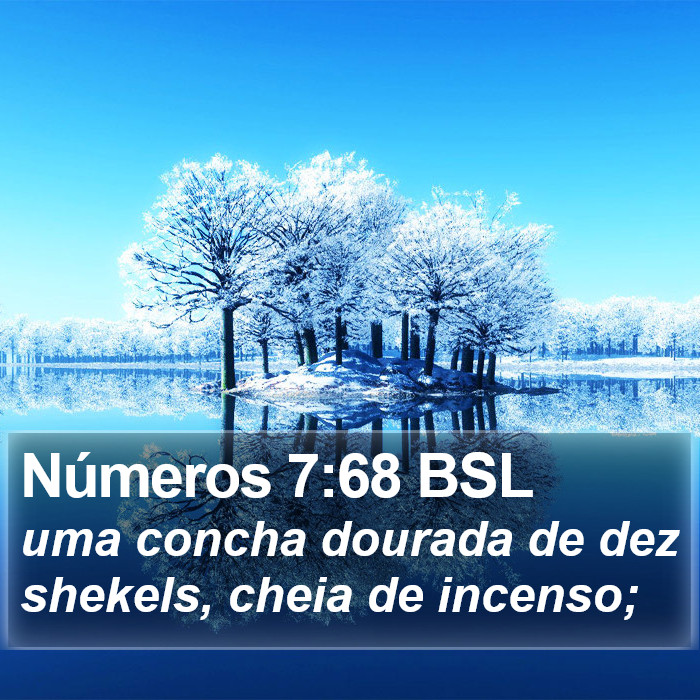 Números 7:68 BSL Bible Study