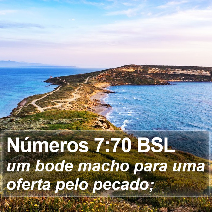 Números 7:70 BSL Bible Study