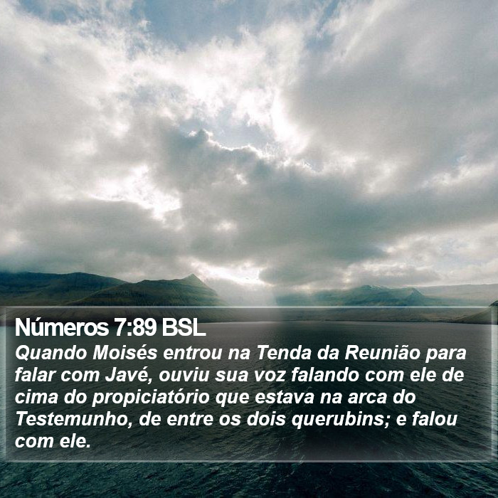 Números 7:89 BSL Bible Study