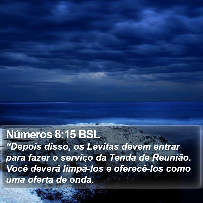 Números 8:15 BSL Bible Study