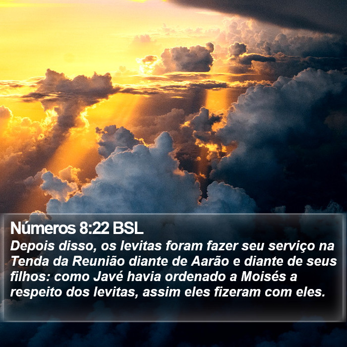 Números 8:22 BSL Bible Study