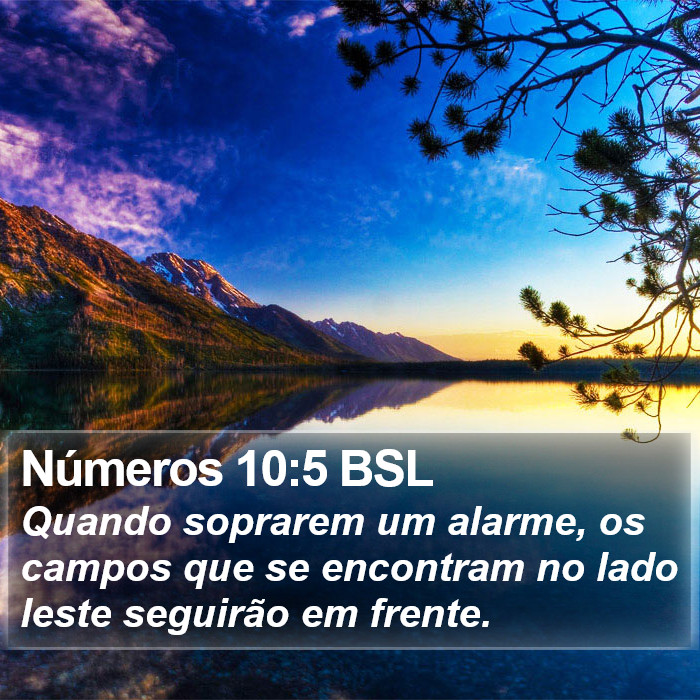 Números 10:5 BSL Bible Study